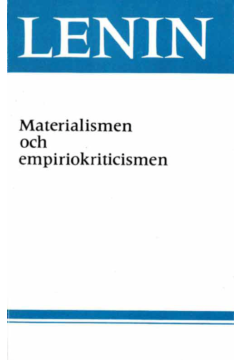 Materialismen och empiriokriticismen