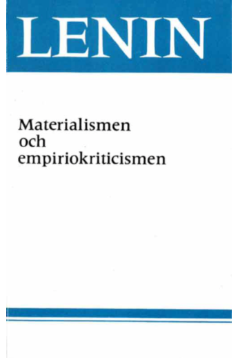 Materialismen och empiriokriticismen